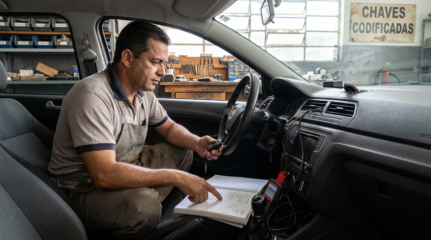 Chave Codificada profissional em Asa Norte‑DF