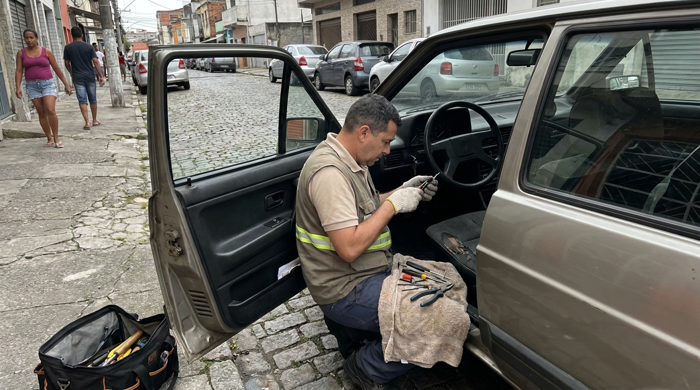 Extração de Chave Quebrada em Asa Norte‑DF