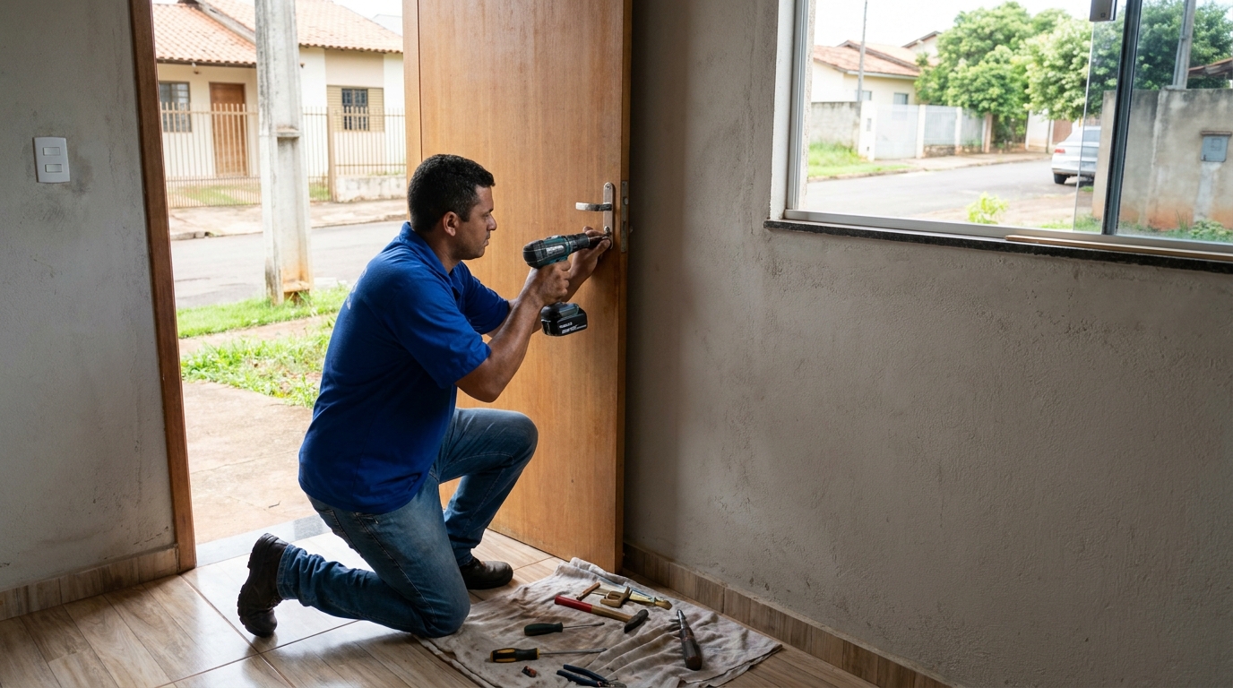 Instalação de Fechadura Residencial profissional em Asa Norte‑DF